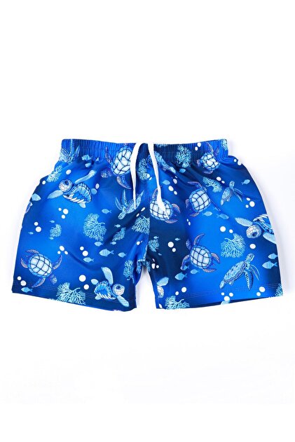 Multicolored Boys' Sea Shorts Swimsuit