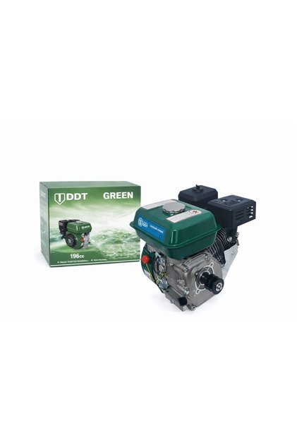 Motor profesional pe benzină de 7,5 CP, în 4 timpi, 200 cmc, rezervor de 3,6 l, fulie inclusă, 40 mm