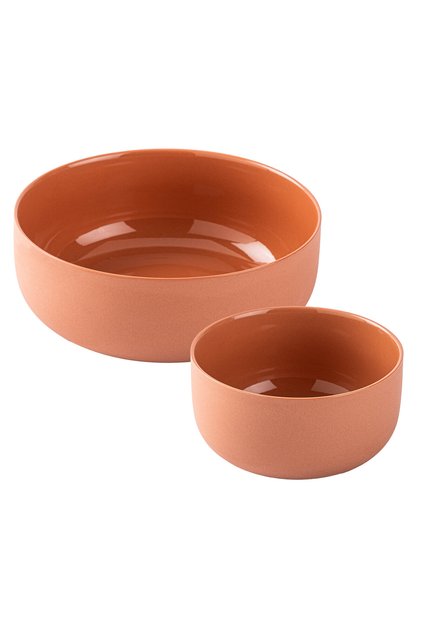 Tantitoni Terracotta Porcelain Bowl Set of 2