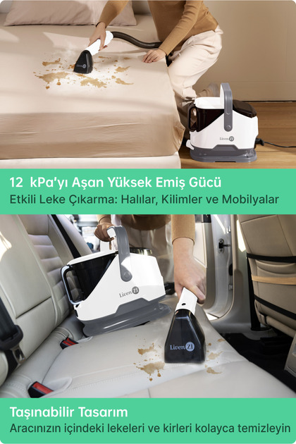 Livenzi JJB-737-II Koltuk Halı Yıkama Ve Leke Çıkartma Makinesi
