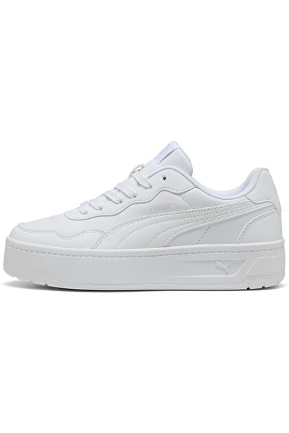 パール Puma Court Lally Skye 400368 Unisex Spor Ayakkabı BEYAZ - Fiyatı