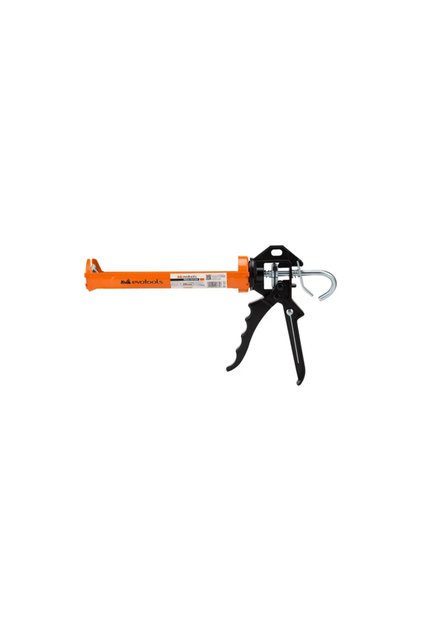 Pistol manual Evotools pentru silicon, lungime tub 225 mm, otel