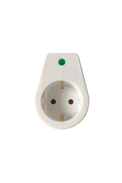 Priza simpla cu protectia la supratensiune 16A, alb,