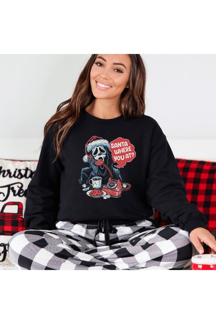 Bluza Dama Neagra Santa Where You At