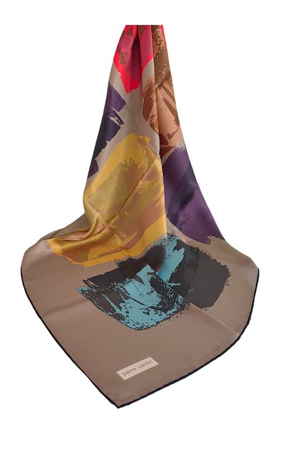 Silk K Crepe Satin Scarf 2026 Summer Season 9135230-311