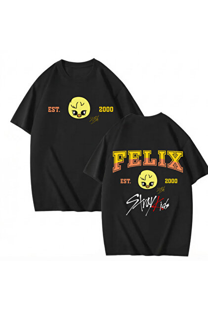 Toum Stray Kids Karma Baskılı Unisex Oversize T-Shirt - Fiyatı