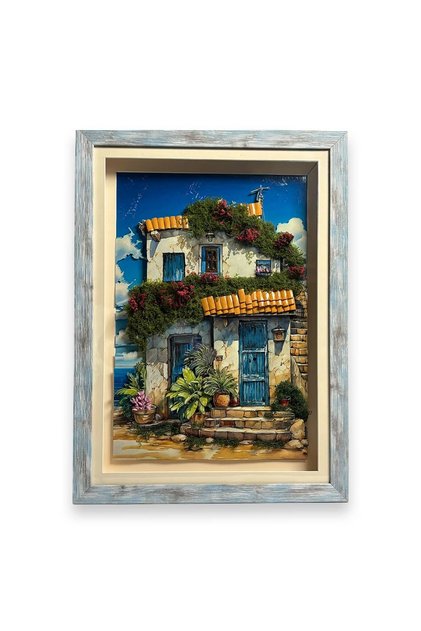 ALAÇATI EVİ |KAĞIT RÖLYEF TABLO