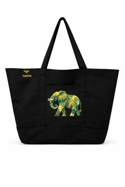 Kanvas Fil Printed Sports & Yoga Bag Si – Large Volume, Durable, Daily Fitness Bag Si