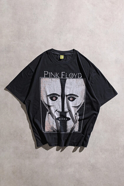 Overdrive Pink Floyd the Division Bell Unisex Oversized Black