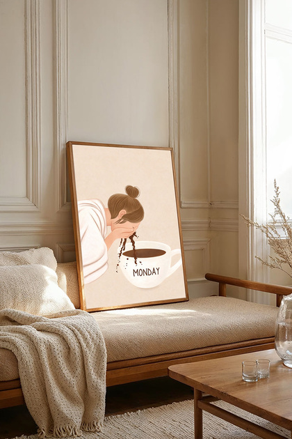 One Piece Wooden Framed Painting Tk3711