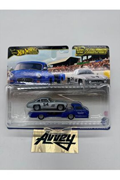 HOT WHEELS Premium Team Transport Euro Hauler ve 1994 Nissan 300