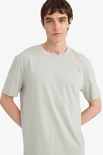 Defacto Basic Mint Yeşili Erkek T-Shirt V7699AZ/GN1255 - Fiyatı
