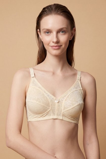 Lace Details Bra Comfort withour Underwires with Medium to Large bust izes
