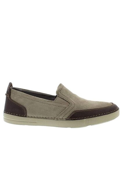Mocasini bărbați - Gosler Race - mărime 41,5 - Bej Piele naturală întoarsă - pantofi slip-on