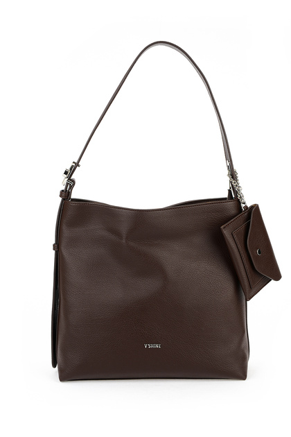 , Women's Shoulder and Clutch Bag 153979Z3127 Brown