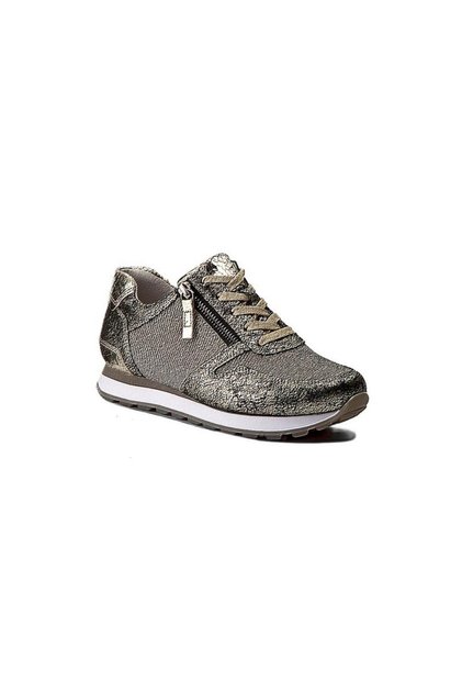 Pantofi Casual Damă - Effekt.Met - mărime 36 - Platină Piele Naturală - Opti Fit Fermoar Comod