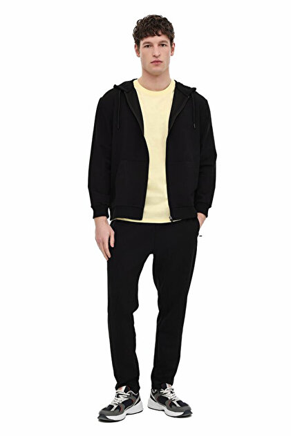 Lumberjack MB SN72 FZ HOD 6FX Siyah Erkek Sweatshirt A102064455