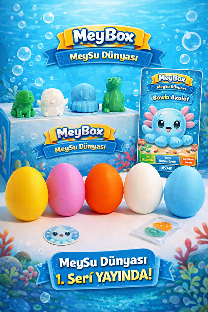 Mey3DDesign MeyBox Süpriz Yumurta, BlindBox, Süpriz Oyuncak, Seri