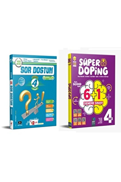 Artı Eğitim Yayınları 4. Sınıf Tüm Dersler Süper Doping 6+1 Deneme