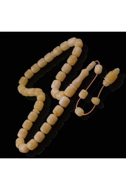 Usta Elinden Yogurt-Dipped Amber Prayer Beads