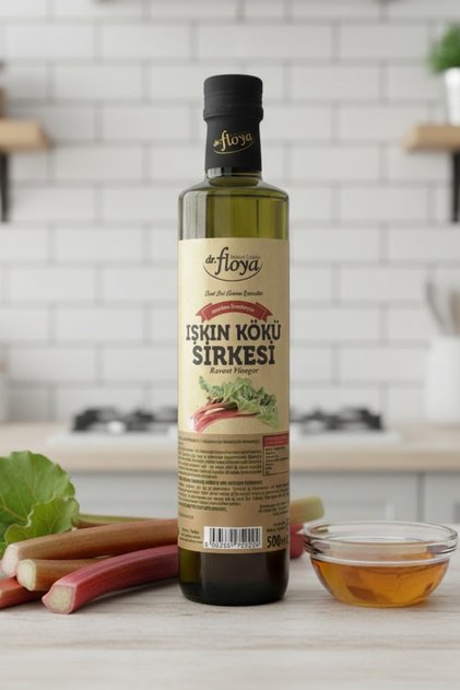 Doğal Fermantasyon Işkın Sirkesi, Işgın Sirkesi, Işkın Kökü Sirkesi, Rheum Ribes Vinegar - 500ml