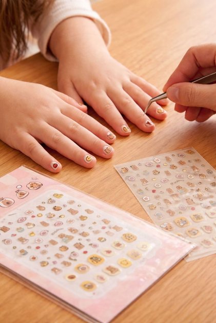 Capybara Figürlü Tırnak Stickerı (1 Sayfa