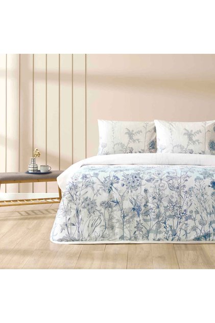 Printed Seraphine Double Pique Set Gray