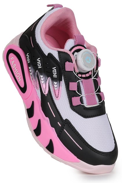 Gary Lightweight Girls' Sports Shoes with Sole Lacing Mechanism