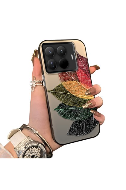 Mi 15t Pro Compatible Hard Acrylic Back Silicone Edge Lens Protection Case