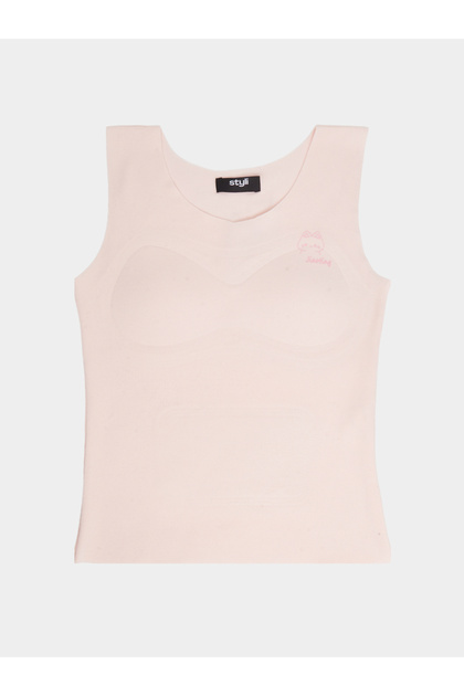 Teen Girls Knit Vest with Pads