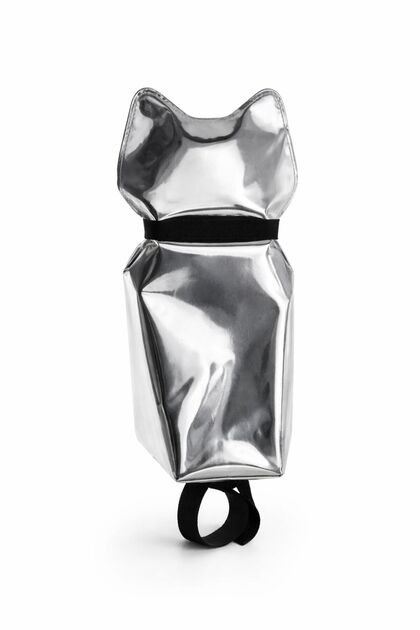 Hologram Cat Design Mini Backpack
