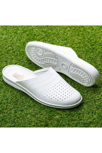 Men's Artificial Leather Clogs, Anatomical Insole, 52-13