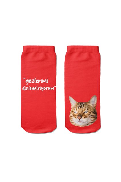 "Gözlerimi Dinlendiriyorum" Konuşan Patik Çorap