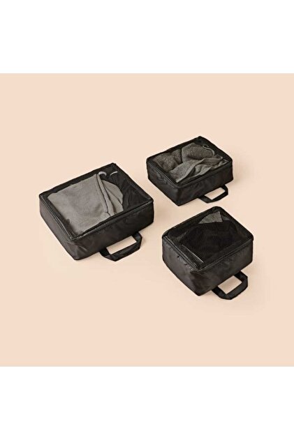 Simple Living 3'lü Valiz İçi Organizer Set - Siyah - Fiyatı, Yorumları