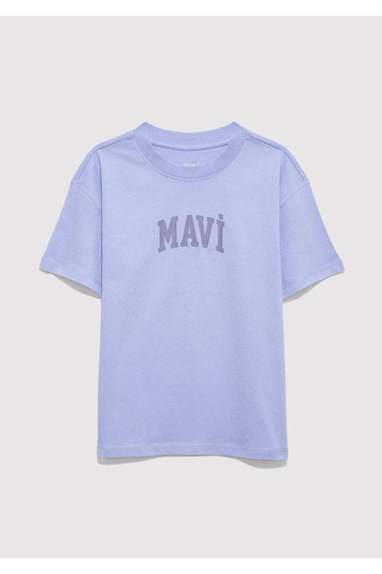 Mavi Çocuk M7610467-70545 Baskılı Tişört Menekşe Lila Standart