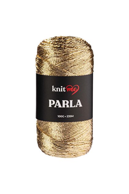 Parla Açık Altın Simli Çanta ve Aksesuar Örgü İpliği