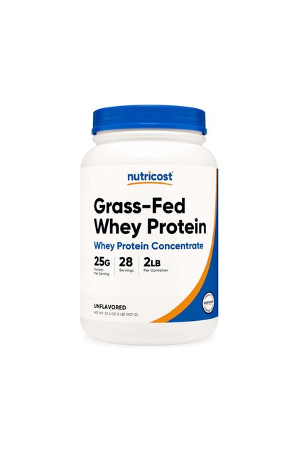 Grass-Fed Whey Protein Concentrate 2 lb - Undenatured, Non-GMO, Gluten Free