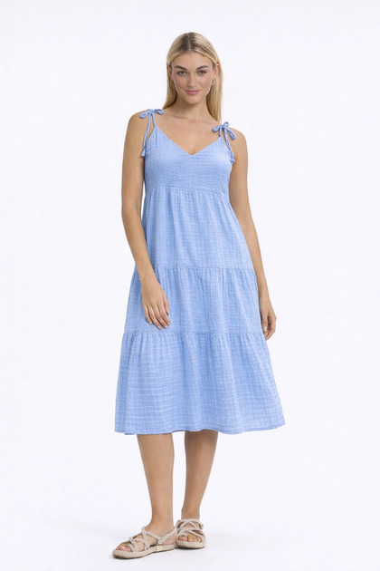 Women's Dress - Muslin Lirya Strap Dress - 3100