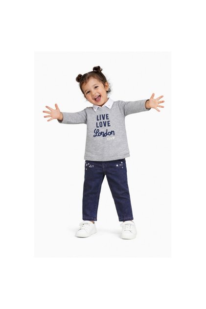 Star Girl's Sweat Pants Set