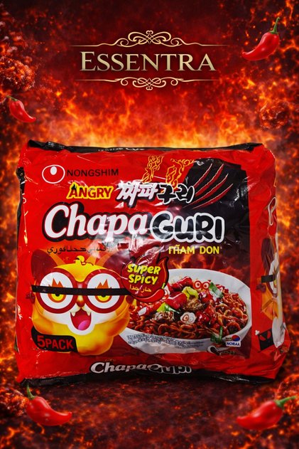 Nongshim Angry Chapaguri Ramdon Super Spicy Kore Noodle 5'li Paket
