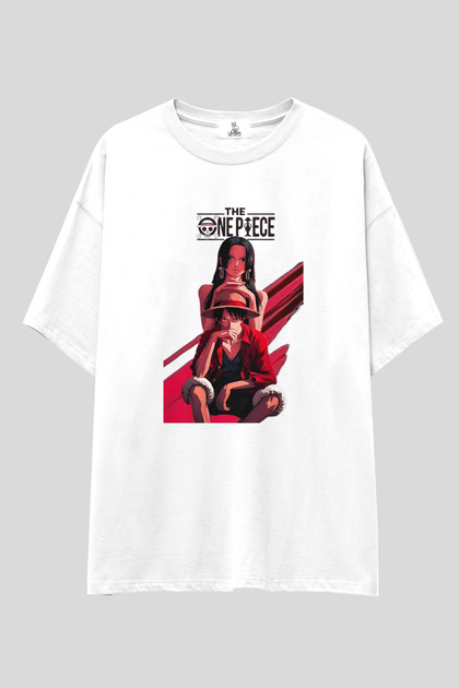 One Piece Oversized t Shirt | Unisex 100% Cotton Black & White Printed Anime Themed Special Design Tee