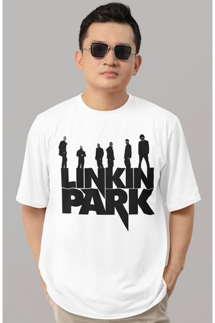 Design Linkin Park Rock Metal Music Band Printed Unisex Oversized Tshirt