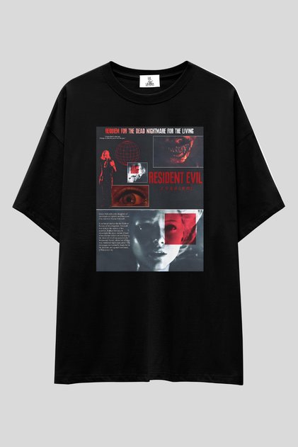 Resident Evil "Requiem" Oversized T-Shirt | Unisex 100% Cotton Custom Design Tee