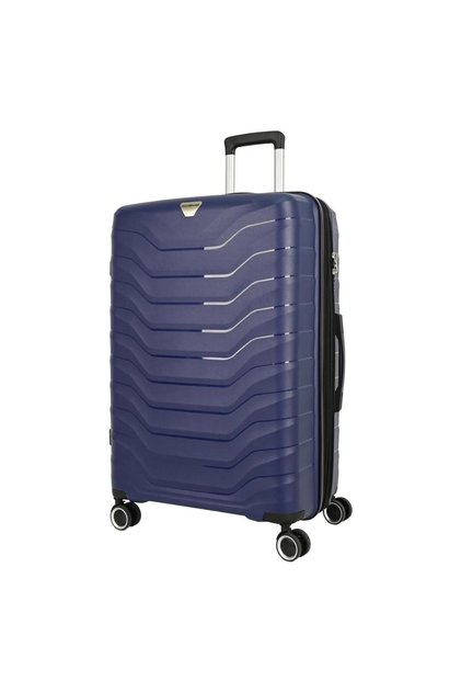 Appolo 8 Wheel Hard Trolley, 50 cm, Blue