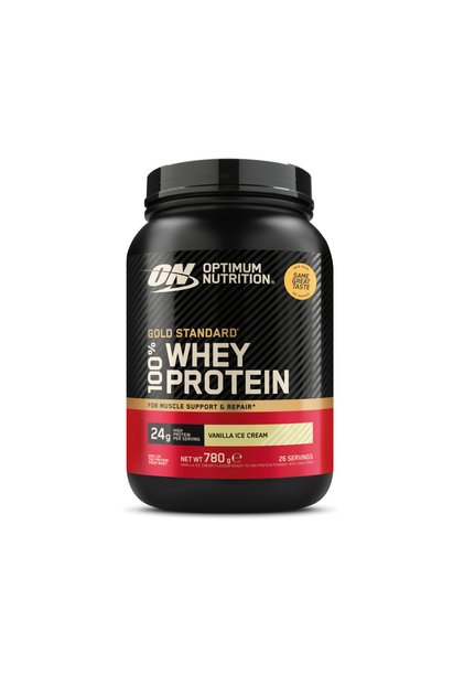 Pudra proteica proteină zer, aromă de vanilie ON 100% Whey Gold Standard, 780g