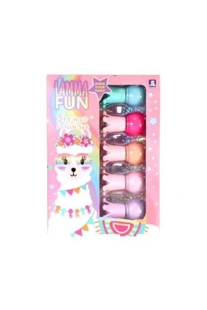 Set cu 5 lacuri de unghii diverse culori Lamma Fun