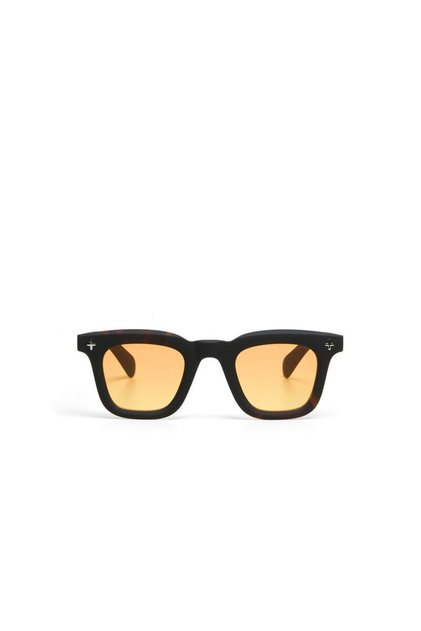 Firenze Unisex Sunglassesblack Havana / Lens: Yellow