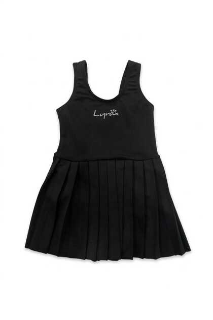 Lyrax Embossed Skirted Girls' Swimsuit