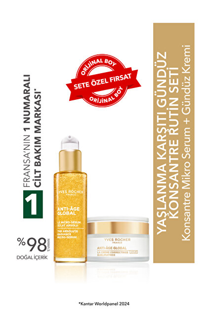 Yves Rocher Aydınlatıcı ve Pürüzsüzleştirici Serum Seti-C Vitamin