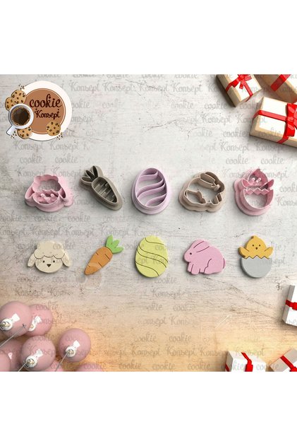 Polymer Clay Mold Set # 92 - Easter | Hobby Doughs Compatible
